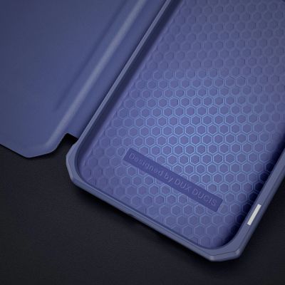 10. DUX DUCIS Skin X kabura etui pokrowiec z klapką iPhone 13 Pro niebieski