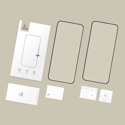 6. Szkło hartowane Tech-Protect Glass Fit+ 2-pack na Motorola Edge 50 Neo / 60 Neo - czarne