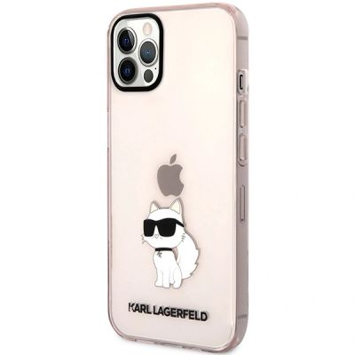 2. Etui Karl Lagerfeld Choupette Collection na iPhone 12 / 12 Pro - różowe