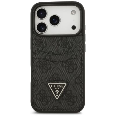 3. Etui Guess 4G nauble Card Triangle na iPhone 17 Pro - czarne