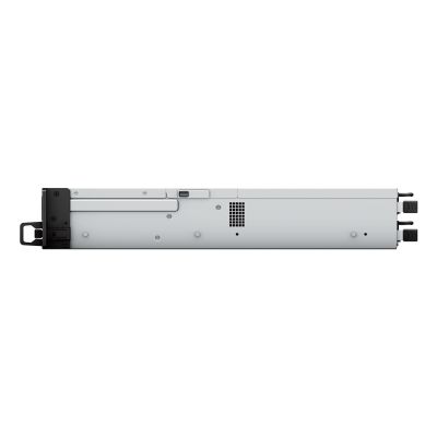 3. NAS Synology RS2423+; 2U RACK; 12x (3.5" SATA HDD/2.5" SATA SSD); AMD Ryzen V1780B, 8 GB DDR4 ECC UDIMM (max. 32GB), 2x 1GbE RJ-45, 1x 10GbE RJ-45