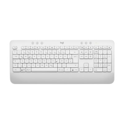 10. Logitech Signature MK650 Combo For Business klawiatura Dołączona myszka Biuro Bluetooth QWERTZ Niemiecki Biały