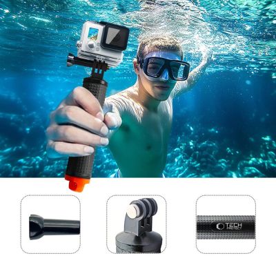 4. Uchwyt / bojka wypornościowa Tech-Protect GA100 Hand Grip do GoPro / DJI - czarny