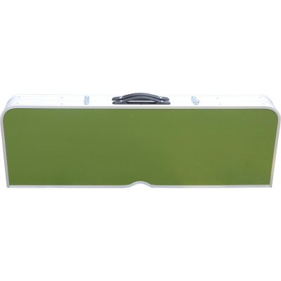 6. STOLIK TURYSTYCZNY SKŁADANY KEMPINGOWY 90x60x70CM I 2 ŁAWKI 87x23x39CM ZIELONY