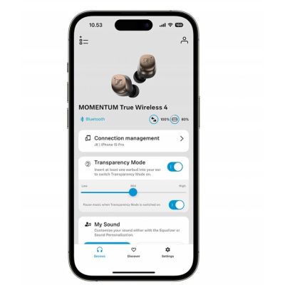 3. Słuchawki SENNHEISER MOMENTUM TRUE WIRELESS 4 - BLACK COPPER