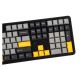 6. Klawiatura gasket F108 Gray+Orange+Deep Gray Volcano switch RGB AULA