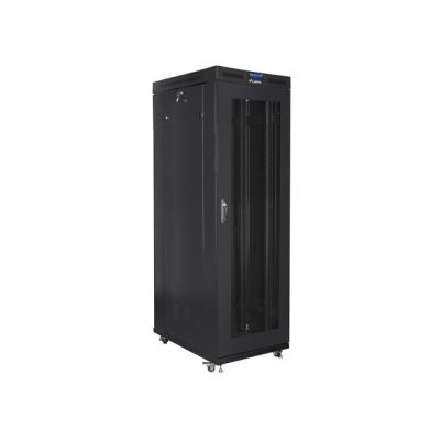LANBERG SZAFA STOJĄCA RACK 19" 42U 800X1000 DRZWI PERFOROWANE LCD CZARNA FF01-8042-23BL (FLAT PACK)
