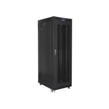 LANBERG SZAFA STOJĄCA RACK 19" 42U 800X1000 DRZWI PERFOROWANE LCD CZARNA FF01-8042-23BL (FLAT PACK)