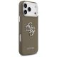 4. Etui Guess Grained Big 4G Classic Logo na iPhone 17 Pro Max - brązowe