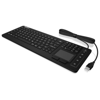 4. KeySonic KSK-6231 INEL (UK) klawiatura Przemysłowy USB QWERTY British English Czarny