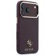 4. Etui Guess Saffiano Small 4G & Classic Logo MagSafe na iPhone 18 Pro / 17 Pro - burgundowe