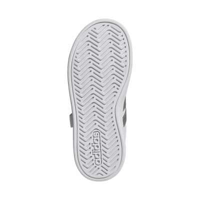 6. Buty dla dzieci adidas Grand Court 3.0 biało-srebrne JP9368