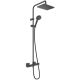 6. Hansgrohe Showerpipe 230 system prysznicowy 2 głowic(e) Ściana Czarny