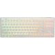 Ducky One 3 Classic Pure White TKL Gaming Tastatur RGB LED - MX-Clear klawiatura USB Niemiecki Biały