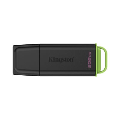 2. KINGSTON 256GB Portable USB 3.2 Gen 1 DataTraveler Exodia Black/Green