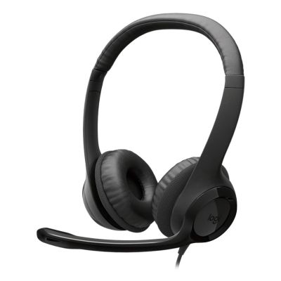 Logitech H390 USB Zestaw słuchawkowy Przewodowa Opaska na głowę Połączenia/muzyka USB Type-C Czarny