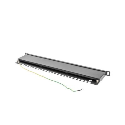 5. Patch panel Lanberg PPS5-0024-B (0.5U; kat. 5e; 24xRJ-45)