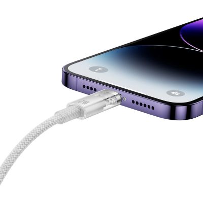 9. Baseus Explorer Series kabel przewód USB – Lightning 2,4A 2 m biały (CATS010102)