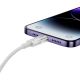 9. Baseus Explorer Series kabel przewód USB – Lightning 2,4A 2 m biały (CATS010102)