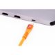 6. Flexline FL31-77157 kabel USB USB 3.2 Gen 2x2 1,5 m USB C 20 Gbit/s 240 W Pomarańczowy