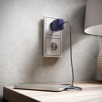 7. Ładowarka sieciowa Puro Pro Lite 30W USB-C  - szara