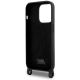 6. Etui Karl Lagerfeld Crossbody Silicone Choupette do iPhone 15 Pro Max - czarne