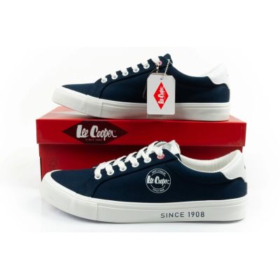 10. Lee Cooper buty sportowe męskie trampki modne granatowe wygodne