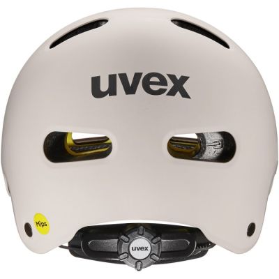 3. Kask rowerowy dziecięcy UVEX Kid 4 Style MIPS, warm grey matt