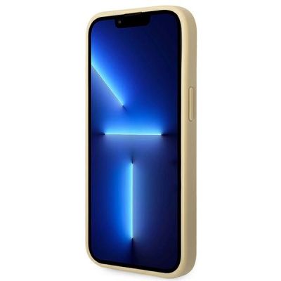 5. Guess GUHCP14SHGGSHD iPhone 14 6,1" złoty/gold hard case Glitter Script