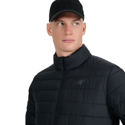 4. Kurtka męska puchowa 4F M597 głęboka czerń 4FWAW25TDJAM597 20S