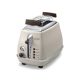 7. Toster DeLonghi Icona Vintage CTOV 2103.BG (900W; kolor beżowy)