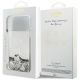 8. Etui Guess Liq. Glitter Charms na iPhone 17 Pro Max - srebrne