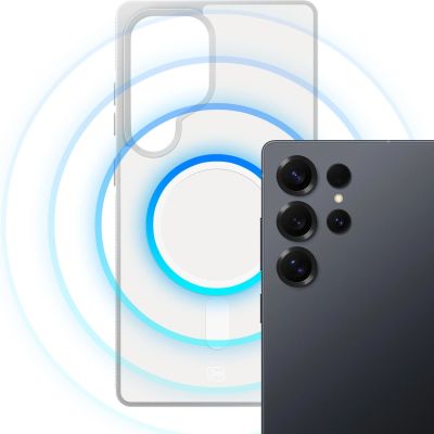 5. Etui 3mk Smoke MagCase na Samsung Galaxy S25 Ultra - białe-półprzezroczyste