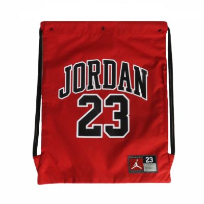 Worek szkolny gimnastyczny Air Jordan Jersey Gym Sack "Gym Red" - 9A0757-R78