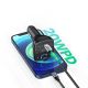 4. Ugreen Transmiter FM Bluetooth 5.0 ładowarka samochodowa MP3 3x USB TF micro SD 4,8 A czarny (CD229)