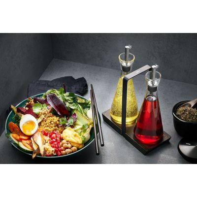 2. GEFU X-PLOSION dozownik na olej/ocet 0,25 l Szkło, Silikon, Stal nierdzewna Przezroczysty