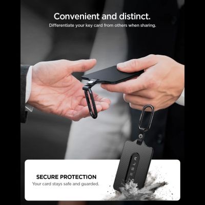 7. Etui Spigen TO243 Tesla Key Card Holder na klucze samochodowe - czarne