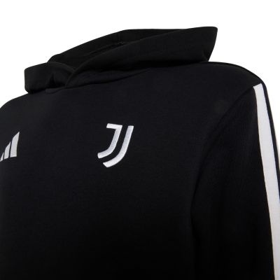 4. Bluza dla dzieci adidas Juventus Turin Hoodie czarna KF9867