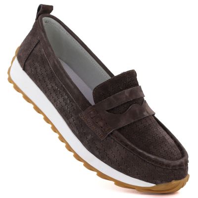 7. Czółenka na słupku cieliste Sergio Leone PB178