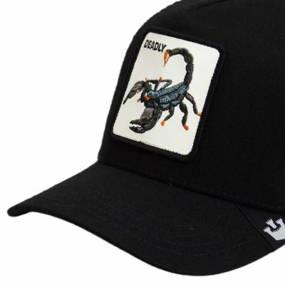 6. Czapka z daszkiem Goorin Bros. The Deadliest Scorpion Trucker - 101-1687-BLK