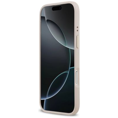 5. Etui Guess 4G Strass Logo MagSafe na iPhone Air - różowe