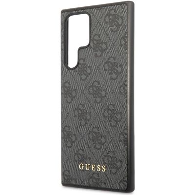 6. Etui Guess 4G Metal Gold Logo na Samsung Galaxy S23 Ultra - szare