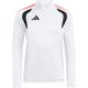 8. Bluza męska adidas Tiro 26 League Training Top biało-czarno-czerwona KR0371