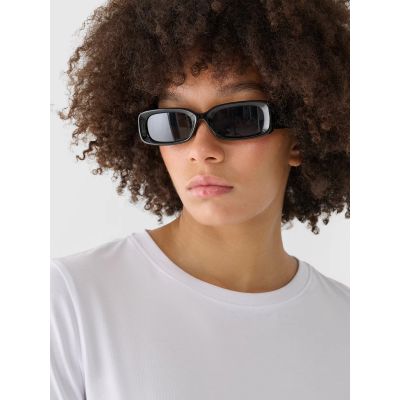 2. Longsleeve oversize gładki damski 4F 4FWMM00TLONF431-10S