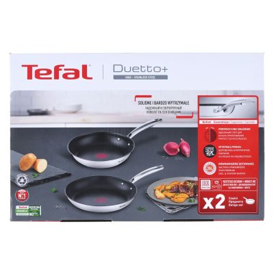 7. Zestaw 2 patelni TEFAL Duetto+ G732S255 24/28 cm