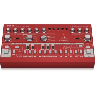 2. Behringer TD-3-RD syntezator Syntezator analogowy Czerwony