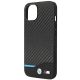 6. Etui BMW Leather Carbon na iPhone 14 Plus - czarne