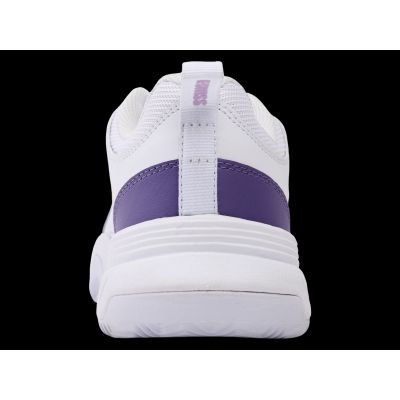 4. Sneakersy K-swiss COURT EXPRESS 2 CLAY WHITE/PURPLE HAZE/NEON LAVENDER-M (94429-151-M)