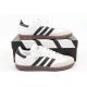 9. Adidas buty sportowe sneakersy Samba modne skórzane białe
