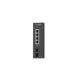 D-Link DIS-100G-06 przełącznik sieciowy Nie zarządzany L2 Gigabit Ethernet (10/100/1000) DIN rail Czarny
